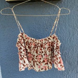 Free People FP One cotton crop top XS
